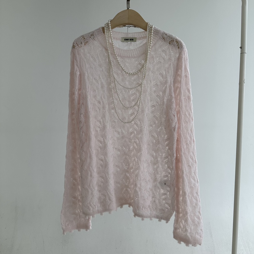 JENNY 1976東大門直郵女士新品推薦真品襯衫蕾絲衫不含項鏈JENNY 1976襯衫/蕾絲衫圖色2