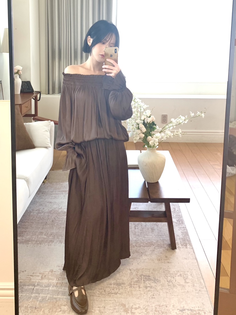 MAINT韓國代購女裝新款熱賣時尚推薦休閑真品人氣長裙MAINT長裙圖色2