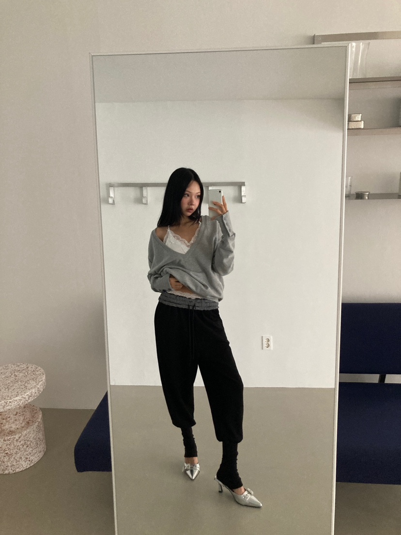 MORE THAN-P韓國代購女士新款真品推薦人氣熱賣休閑休閑褲MORE THAN休閑褲