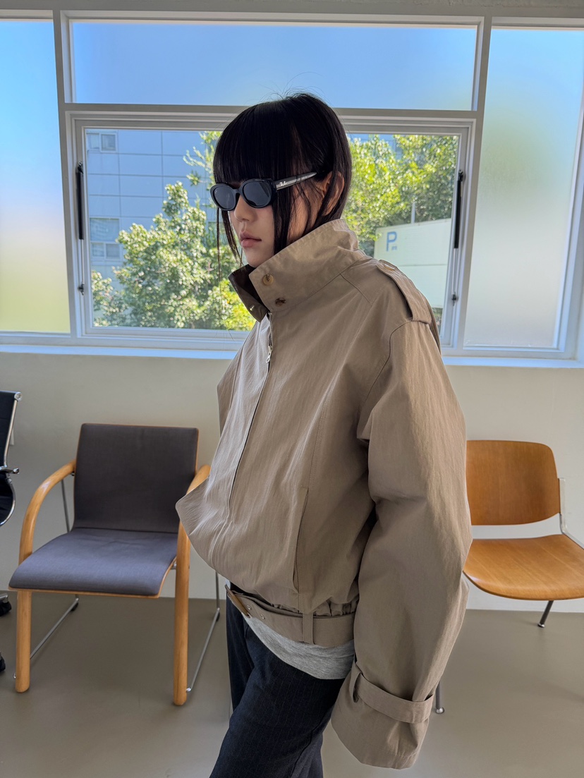 MORE THAN-P韓國代購26秋季新品休閑真品推薦人氣夾克短款MORE THAN夾克