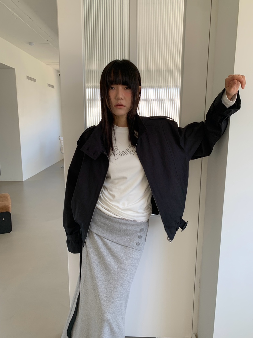 MORE THAN-P韓國代購26秋季新品休閑真品推薦人氣夾克短款MORE THAN夾克