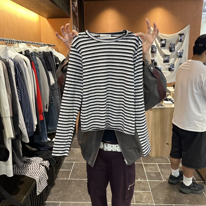 SOPHISTICATE東大門代購26秋季新款真品推薦熱賣長袖T恤天絲SOPHISTICATE長袖T恤圖色3