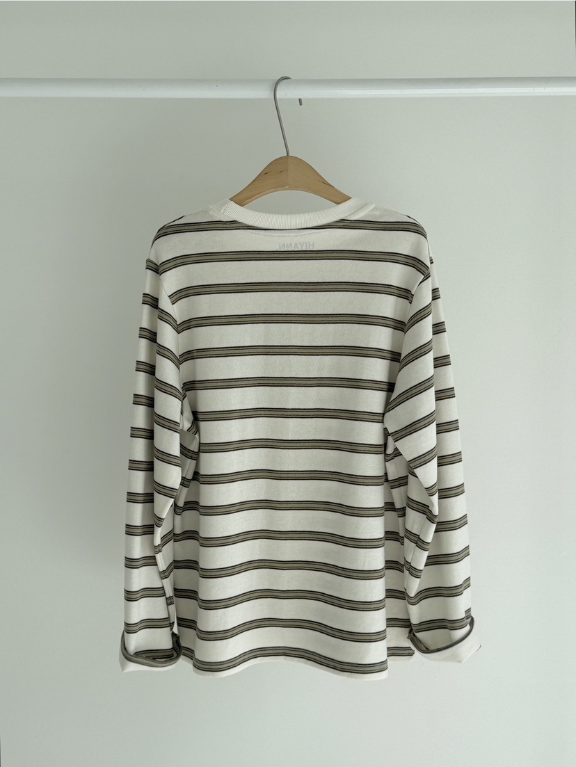 HI YANN韓國直郵女裝新品真品推薦人氣休閑時尚熱賣長袖T恤HI YANN長袖T恤