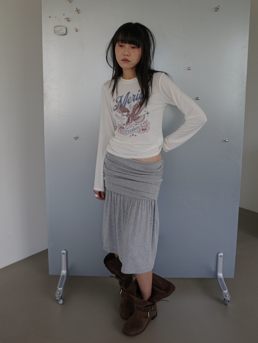 MORE THAN-P韓國直郵26秋季新款時尚休閑熱賣推薦真品長裙MORE THAN長裙