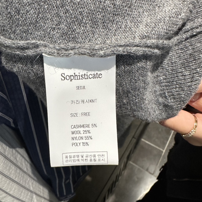 SOPHISTICATE東大門代購26秋冬新款人氣真品休閑時尚針織衫SOPHISTICATE針織衫
