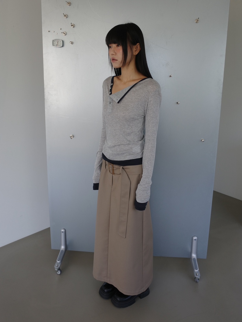 MORE THAN-P東大門實拍女士新款推薦時尚人氣休閑長袖T恤MORE THAN長袖T恤