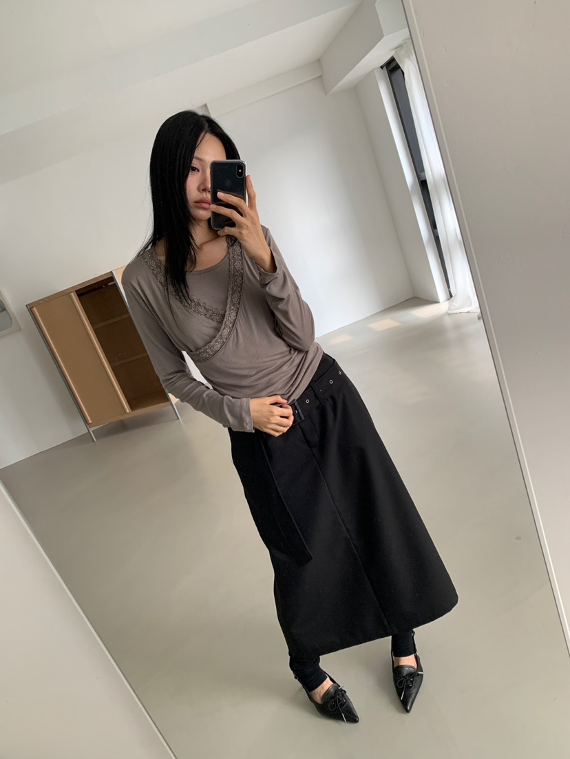 MORE THAN-P東大門直郵女裝新品推薦休閑人氣時尚長袖T恤MORE THAN長袖T恤