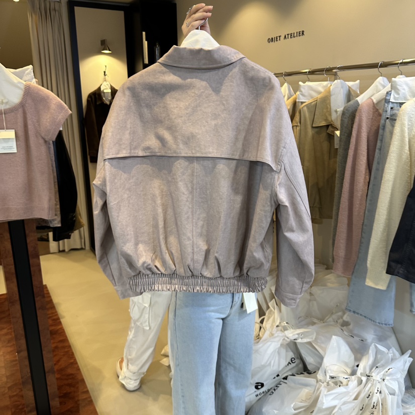 OBJET/LOVEUSU東大門直郵女裝新品時尚休閑熱賣人氣夾克OBJET/LOVEUSU夾克