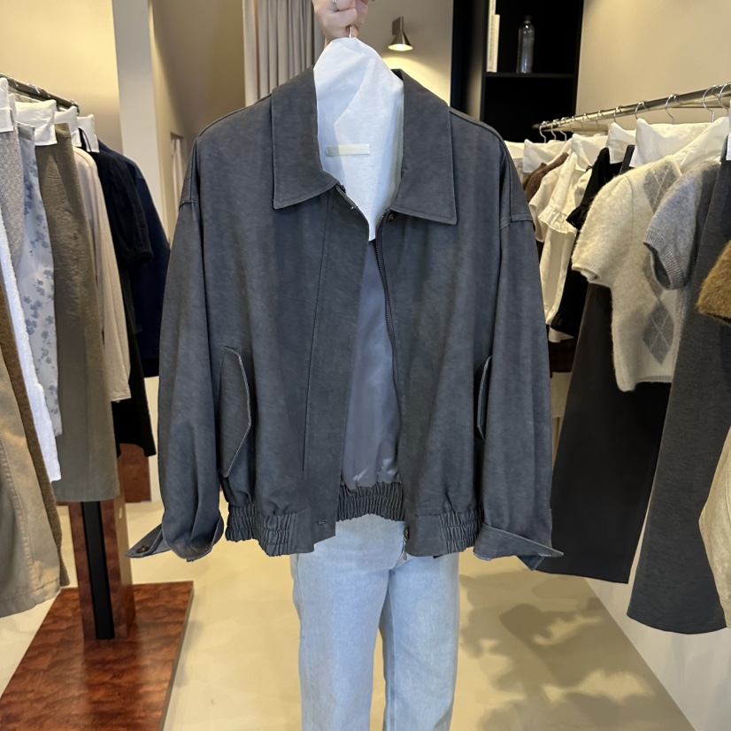 OBJET/LOVEUSU東大門直郵女裝新品時尚休閑熱賣人氣夾克OBJET/LOVEUSU夾克圖色2