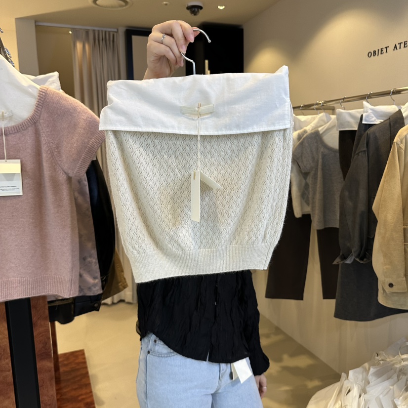 OBJET/LOVEUSU東大門直郵女士新品推薦人氣時尚吊帶背心OBJET/LOVEUSU吊帶/背心圖色4