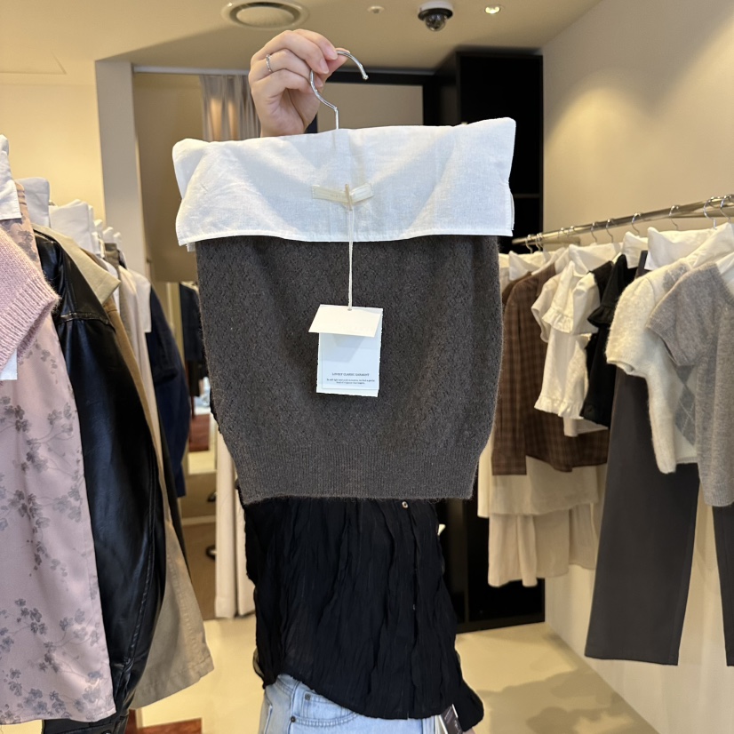 OBJET/LOVEUSU東大門直郵女士新品推薦人氣時尚吊帶背心OBJET/LOVEUSU吊帶/背心圖色5