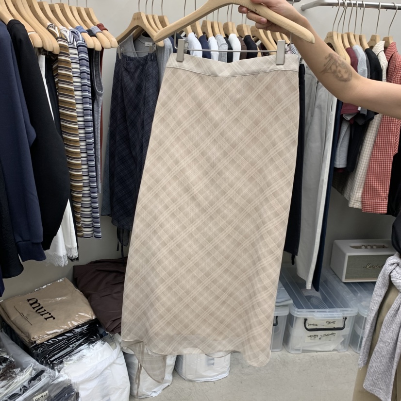 MURR韓國代購女裝新品休閑推薦時尚熱賣人氣半身裙中短裙MURR半身裙/中短裙
