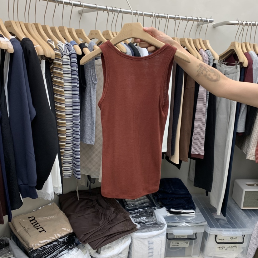 MURR東大門代購女裝新品真品推薦休閑時尚熱賣人氣吊帶背心MURR吊帶/背心