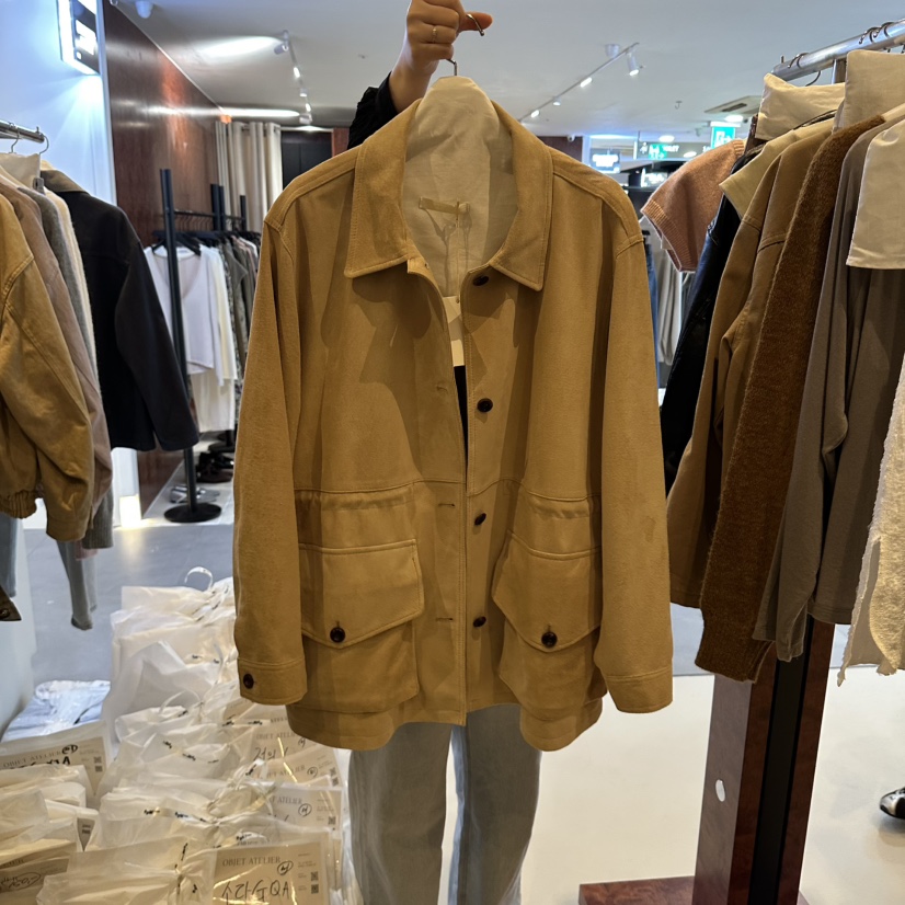 OBJET/LOVEUSU東大門代購女裝新品時尚人氣推薦真品夾克OBJET/LOVEUSU夾克圖色2
