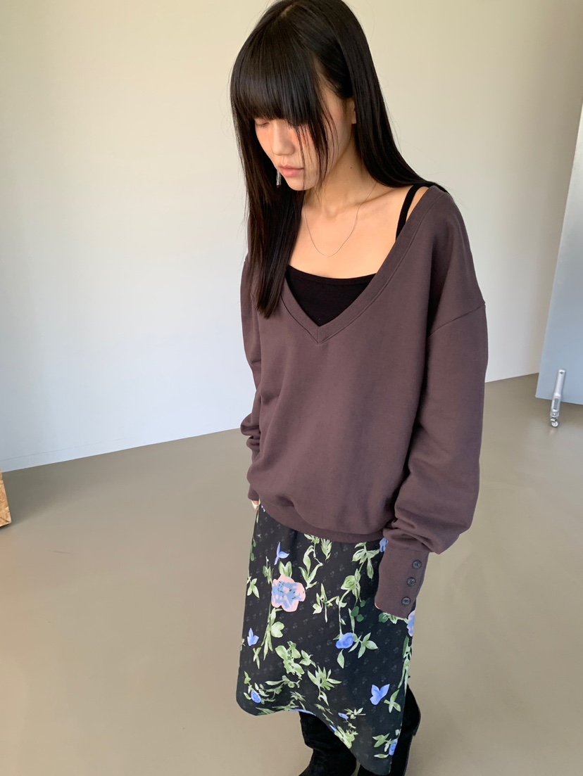 MORE THAN-P東大門實拍26秋冬新品人氣推薦半身裙中短裙MORE THAN半身裙/中短裙