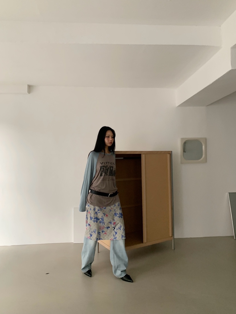 MORE THAN-P東大門實拍26秋冬新品人氣推薦半身裙中短裙MORE THAN半身裙/中短裙