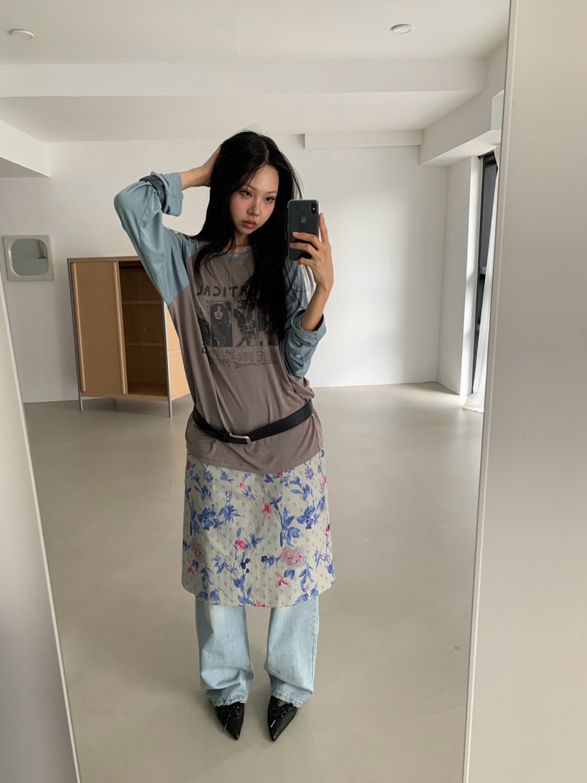 MORE THAN-P東大門實拍26秋冬新品人氣推薦半身裙中短裙MORE THAN半身裙/中短裙