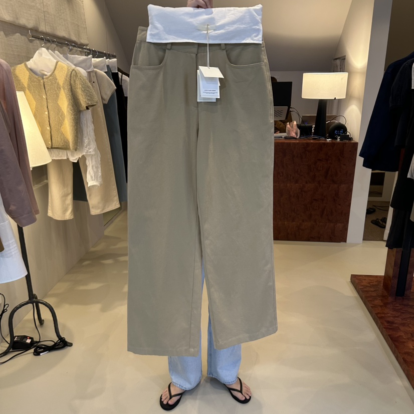 OBJET/LOVEUSU東大門實拍女裝新款真品人氣推薦熱賣休閑褲OBJET/LOVEUSU休閑褲圖色3