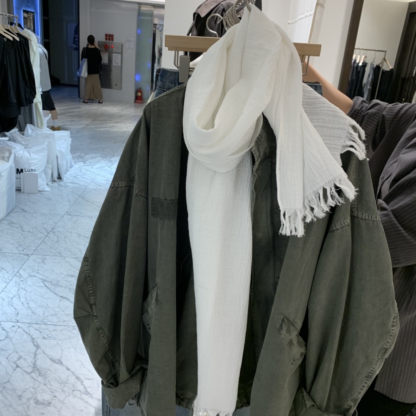 RAWROW韓國直郵26秋冬新品休閑真品熱賣圍巾披肩流蘇圍巾RAWROW圍巾/披肩圖色2