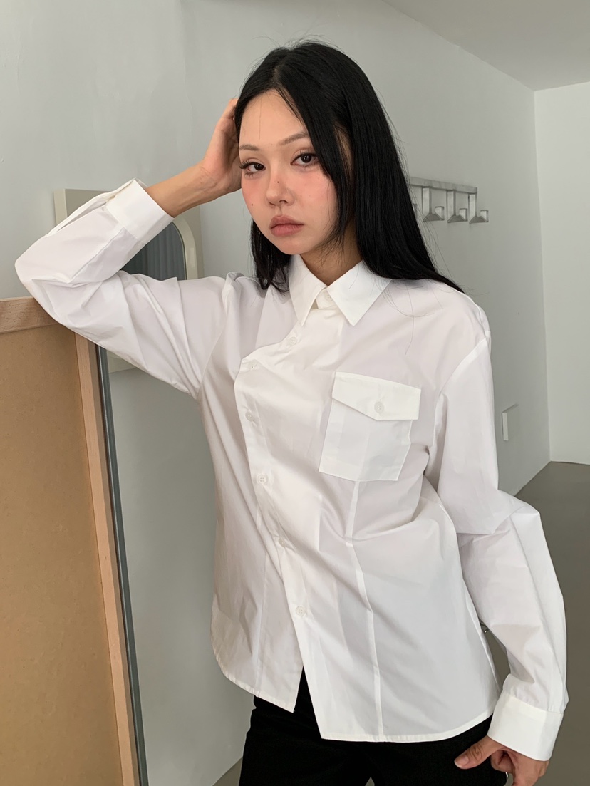 MORE THAN-P東大門實拍26秋季新品休閑推薦真品襯衫蕾絲衫MORE THAN襯衫/蕾絲衫