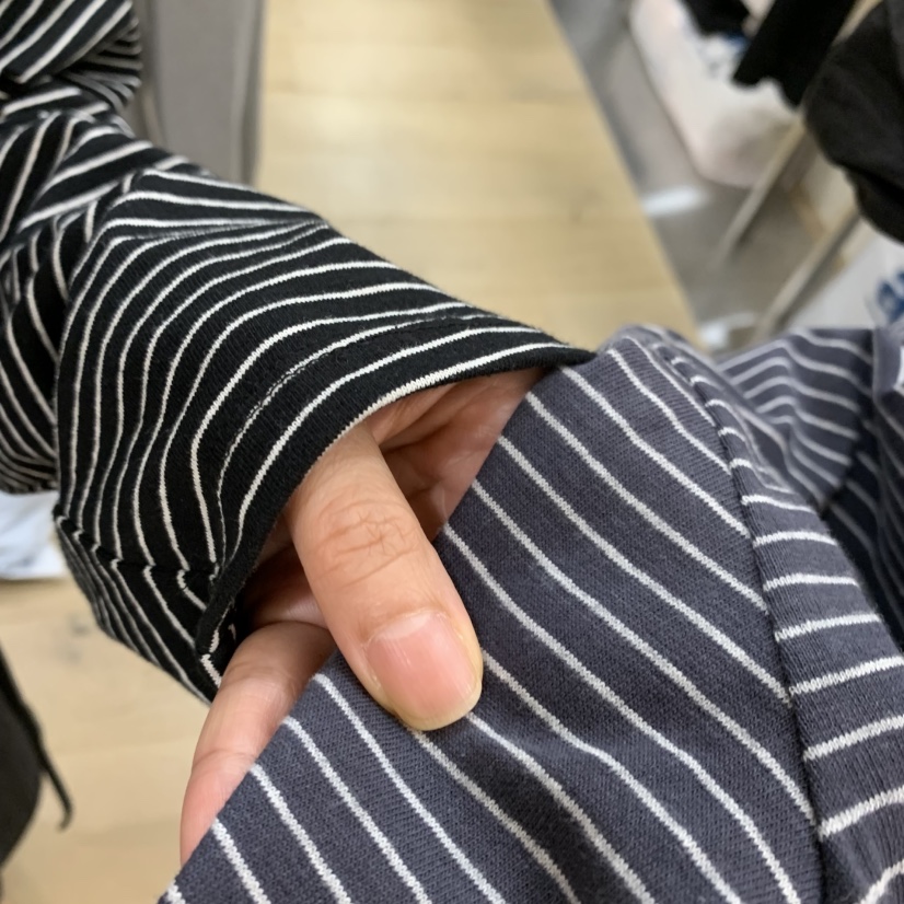 VILLABUTTON東大門實拍26秋冬新品人氣推薦熱賣長袖T恤條紋VILLABUTTON長袖T恤