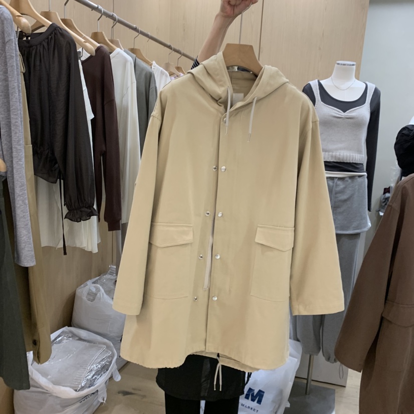 VILLABUTTON韓國代購26秋季新品熱賣推薦時尚真品夾克連帽VILLABUTTON夾克圖色1