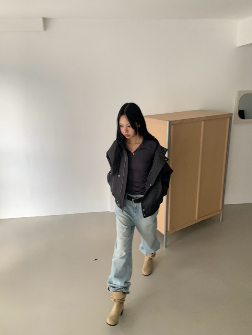 MORE THAN-P東大門實拍26秋季新款真品推薦熱賣休閑夾克MORE THAN夾克