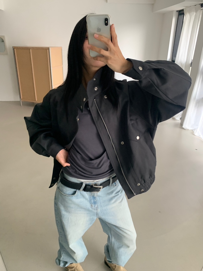 MORE THAN-P東大門實拍26秋季新款真品推薦熱賣休閑夾克MORE THAN夾克