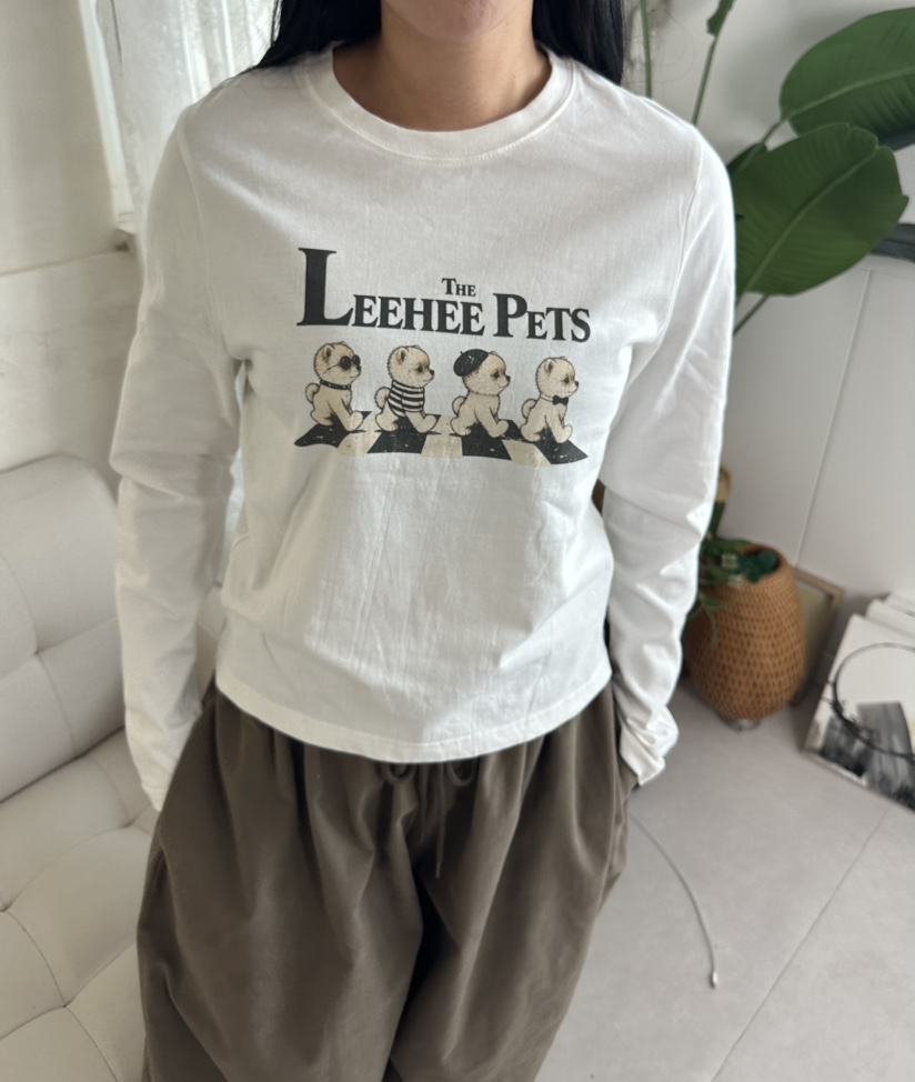 LEEHEE韓國直郵26秋季新款推薦真品人氣熱賣休閑時尚長袖T恤LEEHEE長袖T恤