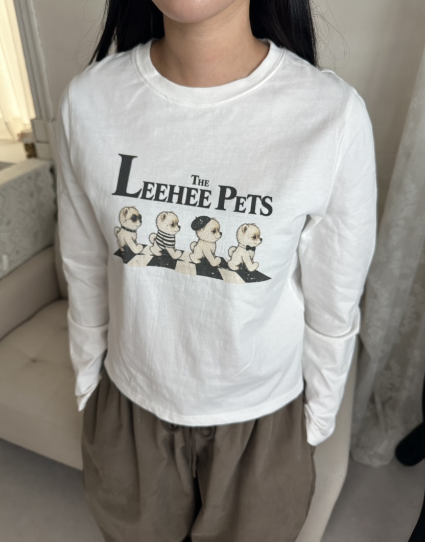 LEEHEE韓國直郵26秋季新款推薦真品人氣熱賣休閑時尚長袖T恤LEEHEE長袖T恤