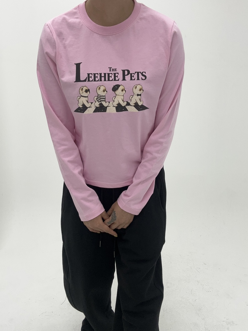 LEEHEE韓國直郵26秋季新款推薦真品人氣熱賣休閑時尚長袖T恤LEEHEE長袖T恤