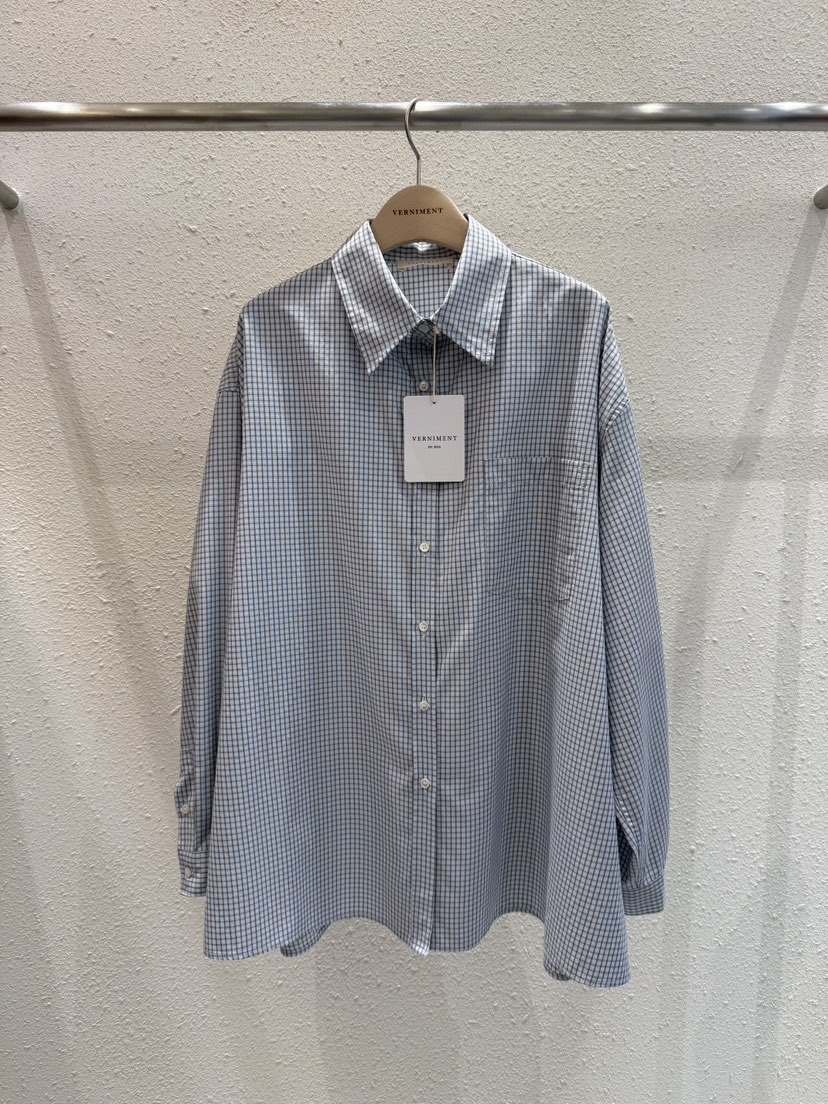 VERNIMENT韓國代購26秋冬新品推薦時尚熱賣真品襯衫蕾絲衫VERNIMENT襯衫/蕾絲衫圖色2