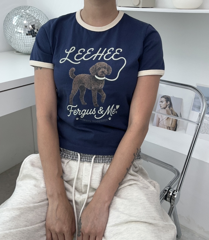 LEEHEE韓國直郵女士新品熱賣人氣真品時尚推薦休閑T恤LEEHEET恤圖色2