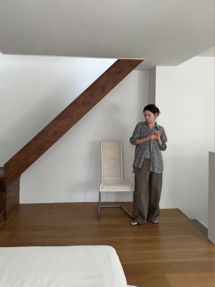 MARE韓國直郵女裝新品時尚人氣休閑真品熱賣襯衫蕾絲衫格子MARE襯衫/蕾絲衫