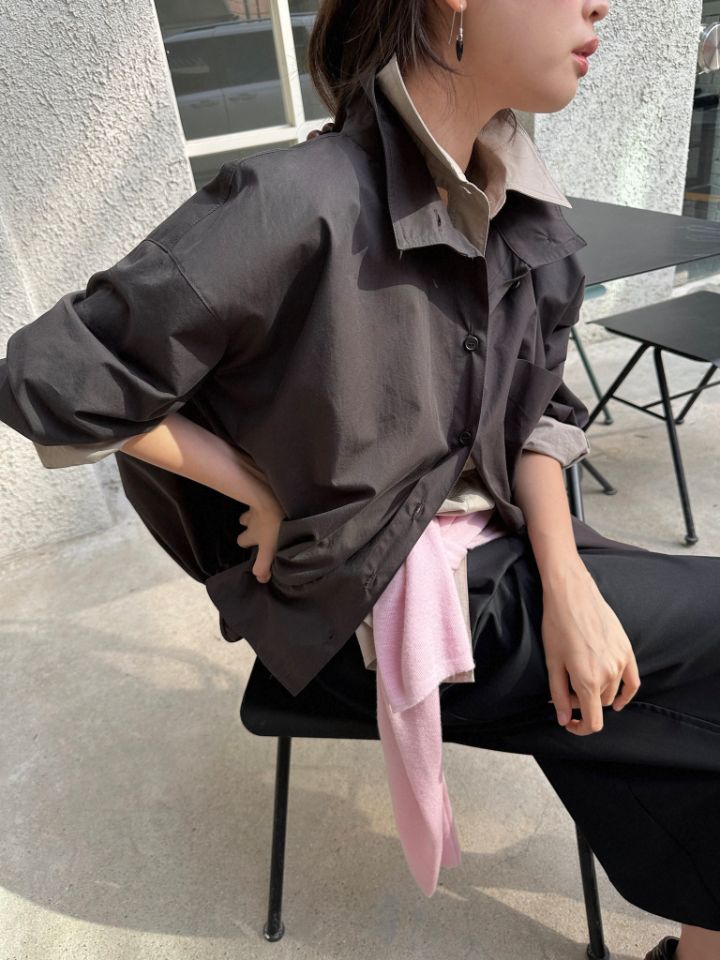 MARE東大門直郵女裝新品熱賣真品襯衫蕾絲衫不含內搭高領MARE襯衫/蕾絲衫