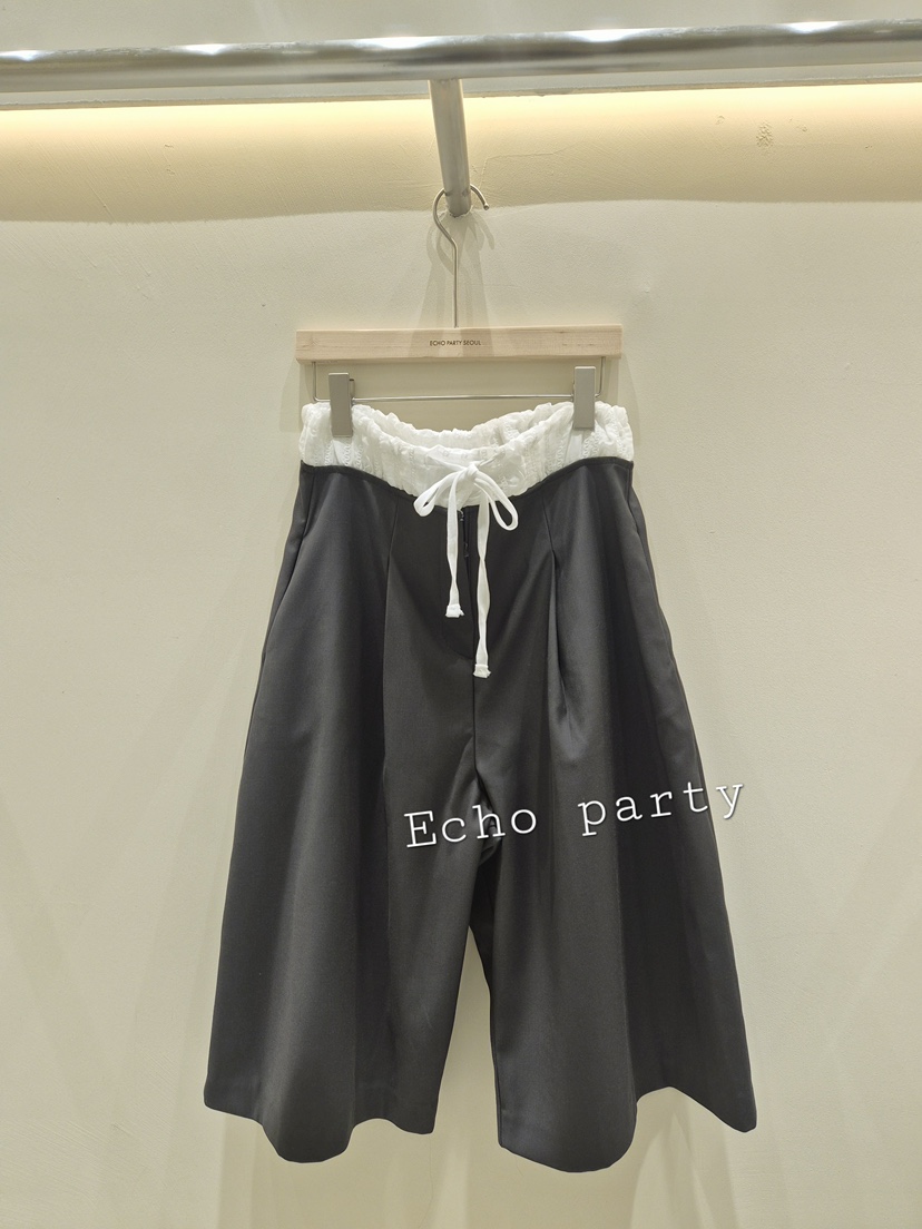 ECHOPARTY東大門實拍女士新款休閑人氣熱賣推薦短褲七分褲ECHOPARTY短褲圖色1