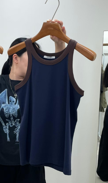 MARE東大門實拍26秋冬新品熱賣真品人氣推薦休閑吊帶背心MARE吊帶/背心圖色3
