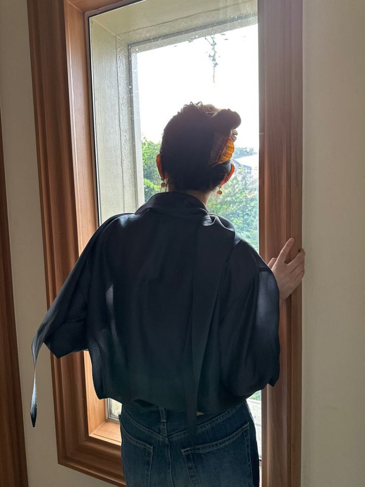 MARE韓國代購26秋季新款推薦熱賣休閑時尚襯衫蕾絲衫圍巾MARE襯衫/蕾絲衫