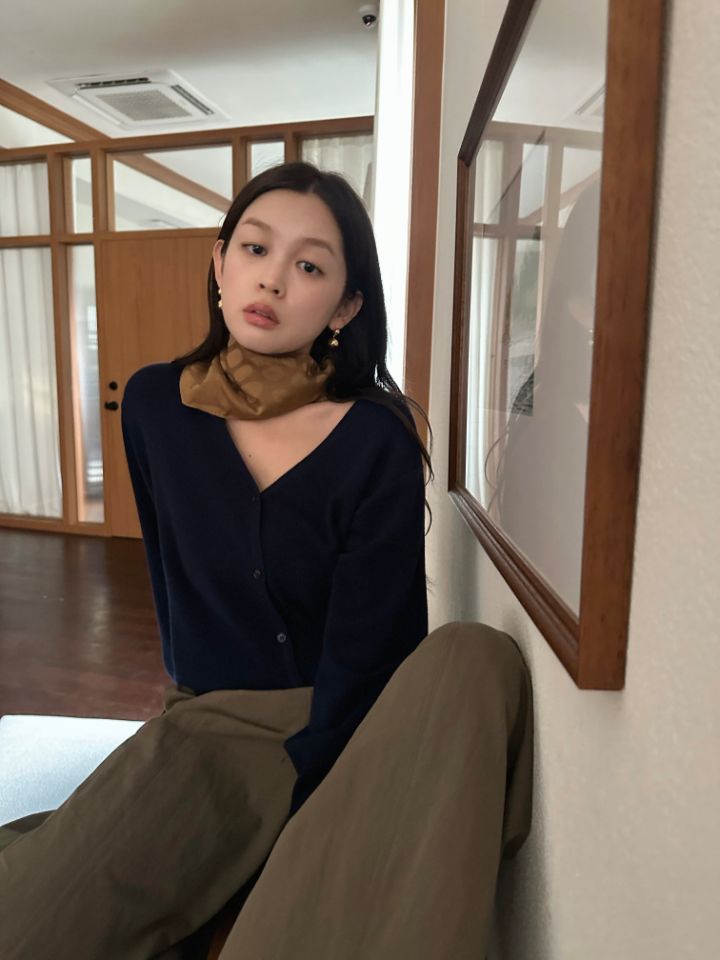 MARE韓國代購26秋季新款時尚人氣熱賣真品推薦針織衫開襟MARE針織衫