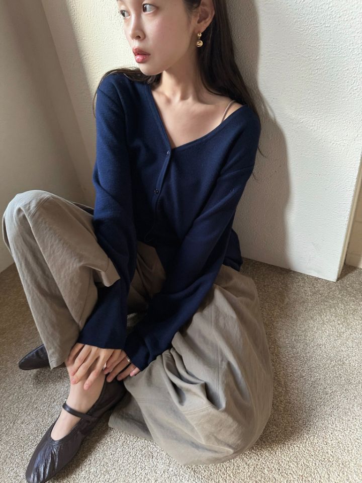 MARE韓國代購26秋季新款時尚人氣熱賣真品推薦針織衫開襟MARE針織衫