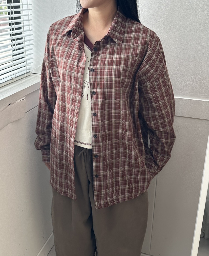 LEEHEE東大門代購女士新品真品人氣推薦時尚襯衫蕾絲衫格子LEEHEE襯衫/蕾絲衫