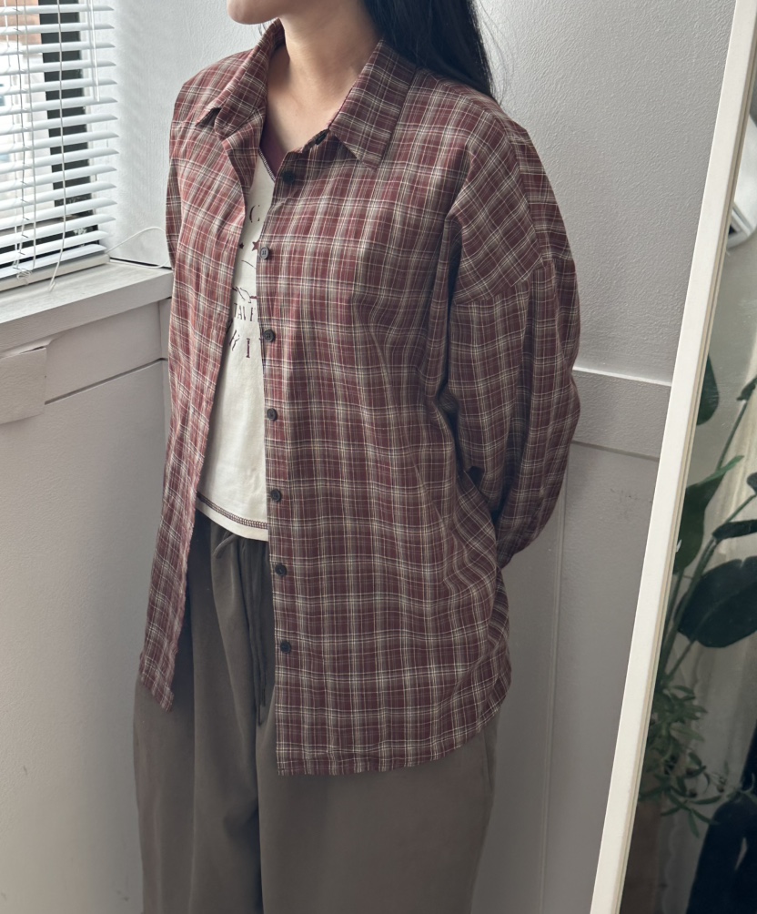 LEEHEE東大門代購女士新品真品人氣推薦時尚襯衫蕾絲衫格子LEEHEE襯衫/蕾絲衫