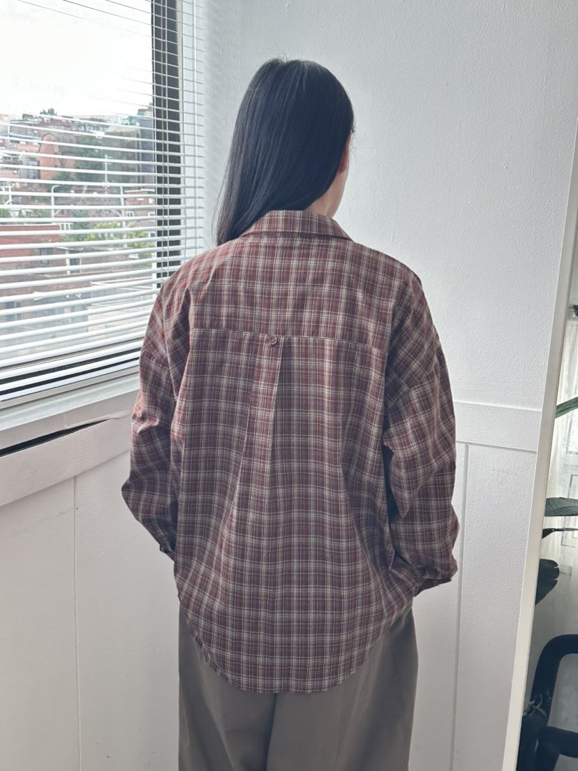 LEEHEE東大門代購女士新品真品人氣推薦時尚襯衫蕾絲衫格子LEEHEE襯衫/蕾絲衫