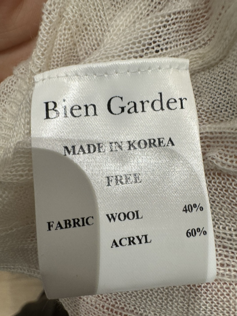 BIEN GARDER東大門實拍26秋季新款時尚人氣休閑真品針織衫BIEN GARDER針織衫