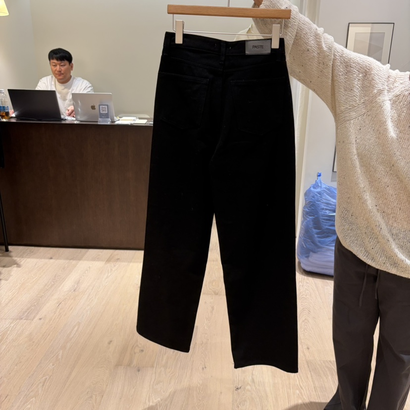 PASTE東大門代購26秋冬新款真品時尚人氣推薦休閑熱賣牛仔褲PASTE牛仔褲