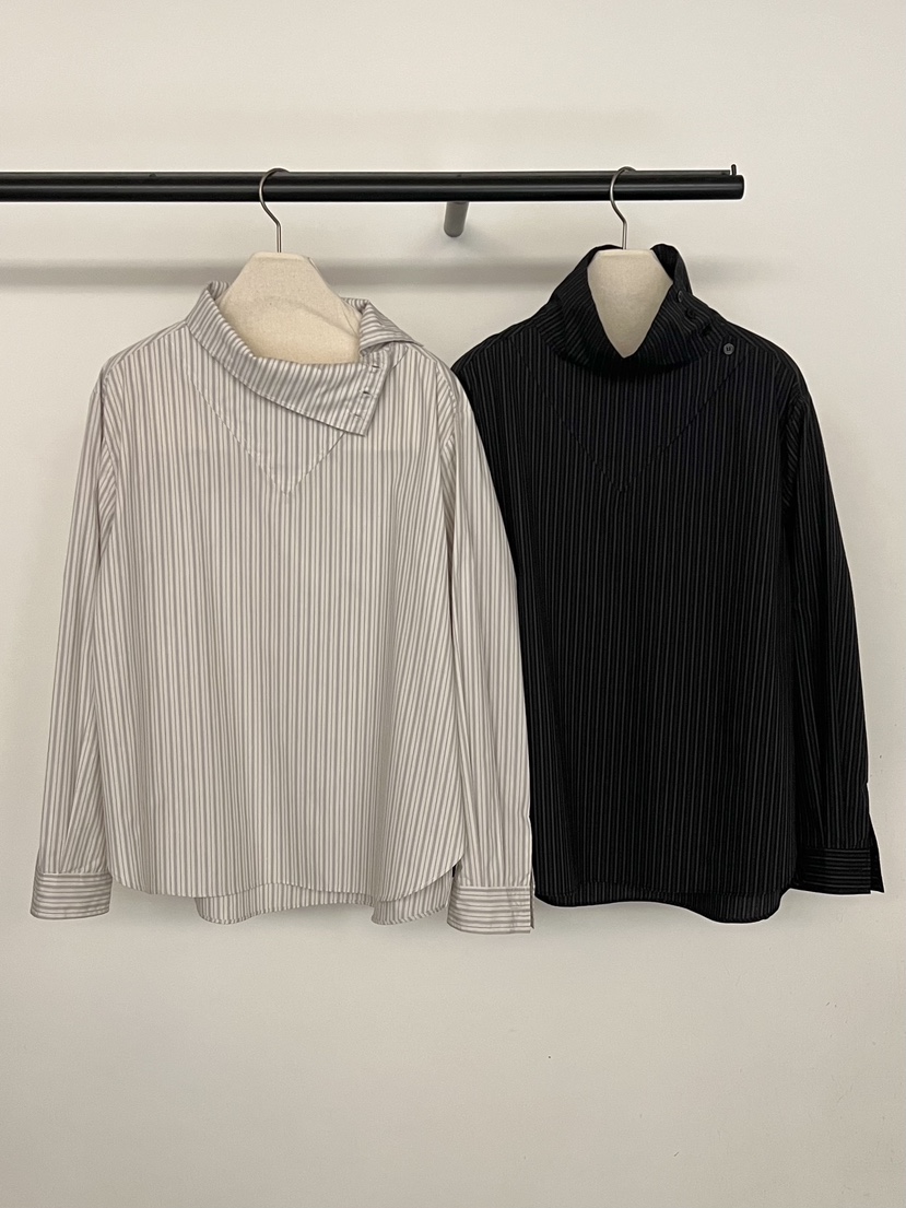 BOLD-A東大門代購女士新款推薦人氣真品熱賣襯衫蕾絲衫高領RE BOLD襯衫/蕾絲衫