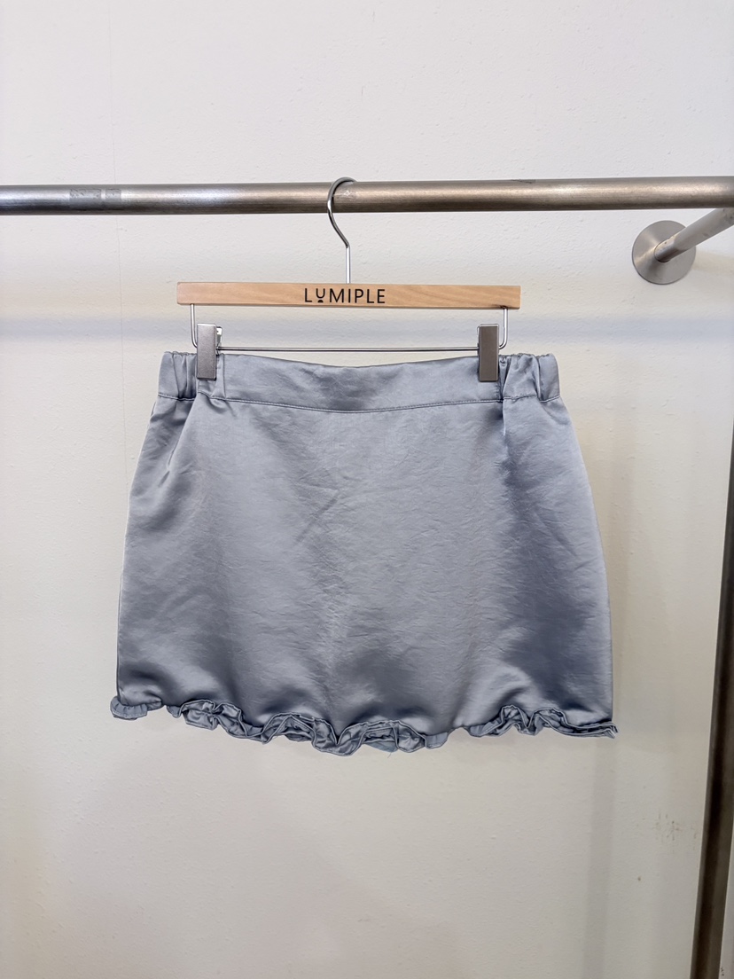 LUMIPLE韓國直郵26秋冬新款時尚休閑人氣熱賣推薦短裙波紋LUMIPLE短裙圖色2