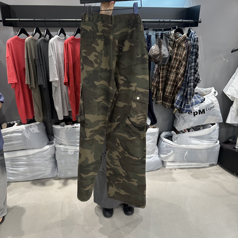 X東大門直郵女士新品推薦人氣時尚真品熱賣休閑休閑褲迷彩Cido休閑褲