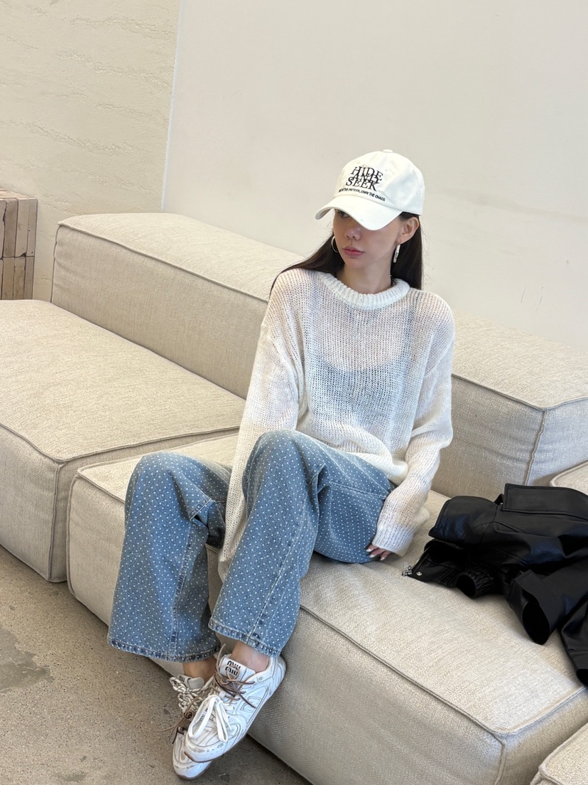 LUMIPLE東大門實拍26秋季新品推薦時尚人氣真品休閑牛仔褲LUMIPLE牛仔褲