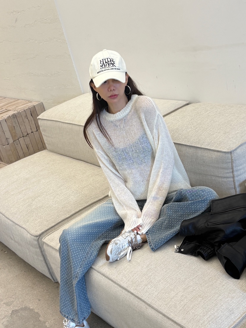 LUMIPLE東大門實拍26秋季新品推薦時尚人氣真品休閑牛仔褲LUMIPLE牛仔褲